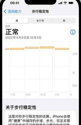 瑞安iPhone手机维修如何在iPhone开启'步行稳定性通知'