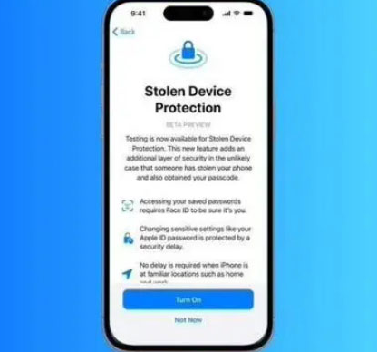 瑞安苹果授权维修店分享被盗设备保护功能开启方法 