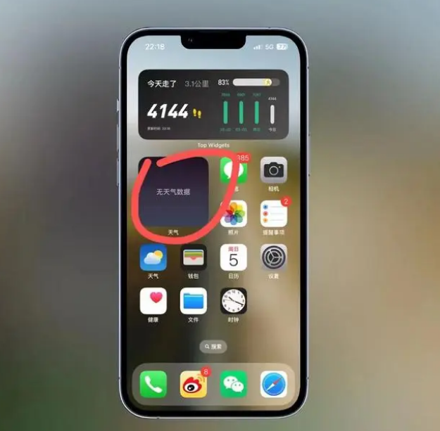 瑞安苹果手机维修分享:iOS16主屏幕天气小组件无法正常工作怎么办？ 