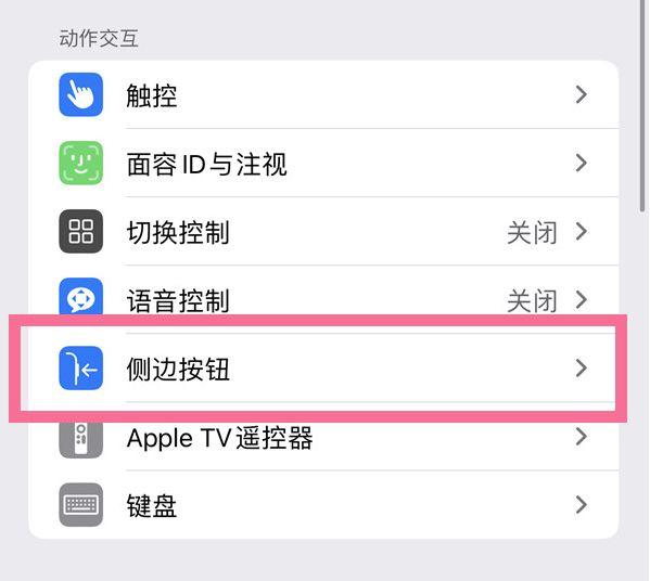 瑞安苹果14维修店分享iPhone14 Plus侧键双击下载功能关闭方法 